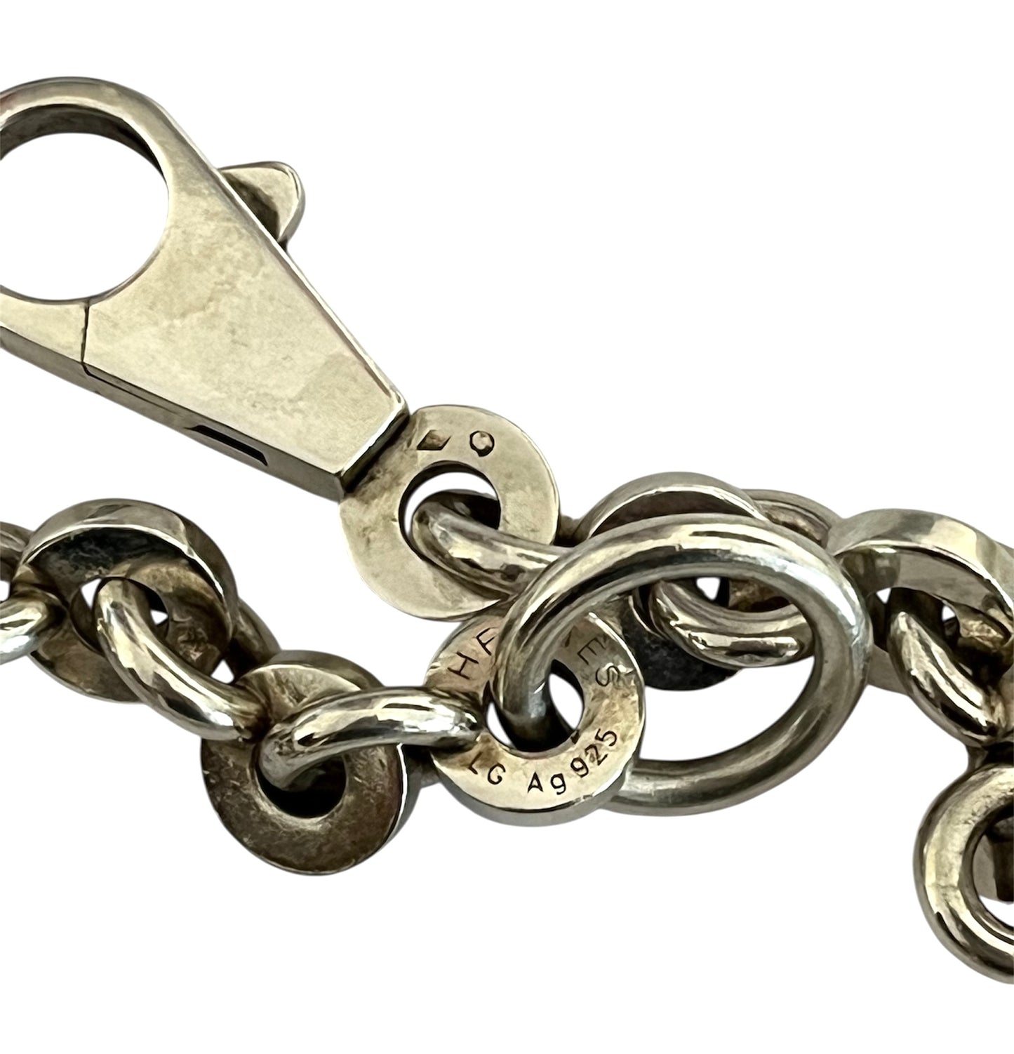 Hermes 925 Sterling Silver Voltige Necklace (Double Tour Bracelet)